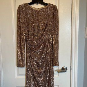 Le Chateau Sequin Long Sleeve